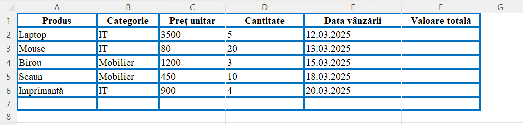 Excel — antet subsol, foldere fisiere, formule functii